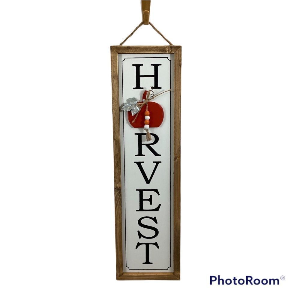 Brand New Harvest‎ Wood Framed Harvest Sign